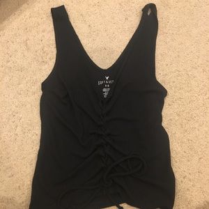 AEO lace up crop top✨